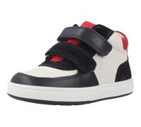 Geox B BIGLIA Boy A, Basket Bébé - Jeunes, White/Navy,