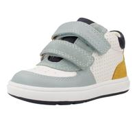 Geox B BIGLIA Boy A, Basket Bébé - Jeunes, White/Sage,