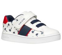 Geox B ECLYPER Boy A, Basket Bébé - Jeunes, White/Red,