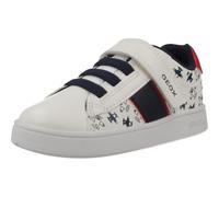 Geox B Eclyper Boy A Basket, Blanc/Rouge, 25 EU