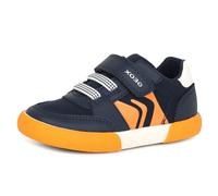 Geox B GISLI Boy A, Basket Bébé - Jeunes, Navy/Orange,