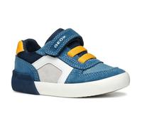 Geox B GISLI BOY B, Basket Bébé - Jeunes, Jeans/Yellow,