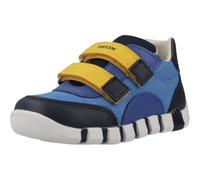Geox B IUPIDOO Boy C Baskets pour bébé garçon Bleu Azure/Bleu Marine Taille 18 EU