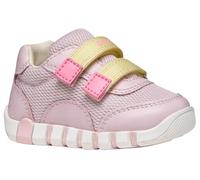 Geox B IUPIDOO Girl A Baskets pour bébé Fille Rose/Jaune LT, 18 EU