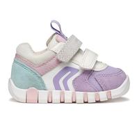 Geox B IUPIDOO Girl C Baskets pour bébé Fille Lavande et Blanc Taille 19 EU