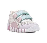 Geox B IUPIDOO Girl A First Walker Shoe, Rose Violet, 21 EU