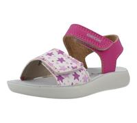 Geox B LIGHTFLOPPY Sandales pour bébé fille, fuchsia/blanc, 21 EU