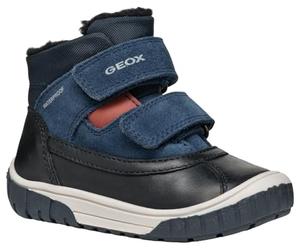 Geox B OMAR BOY WPF C, Bottine, BLACK/NAVY,
