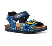 Geox B SANDAL CHALKI BOY, Sandale Bébé - Jeunes, Navy/Yellow,