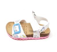 Geox B SANDAL CHALKI GIRL, Sandale Bébé - Fille, White,