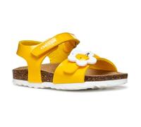 Geox B SANDAL CHALKI GIRL, Sandale Bébé - Fille, Yellow,
