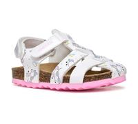 Geox B SANDAL CHALKI GIRL, Sandale fille, White,
