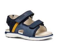 Geox B SANDAL DELHI BOY A, Sandale Bébé - Jeunes, Dk Navy/Dk Yellow,