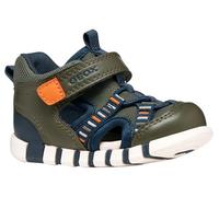Geox B Sandal Iupidoo Boy, Vert foncé et Orange, 25 EU