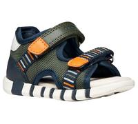 Geox B Sandal Iupidoo Boy, Vert foncé et Orange, 25 EU