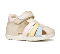Geox B SANDAL MACCHIA GIR, Sandale Bébé - Fille, Lt Ivory/Lt Yellow,
