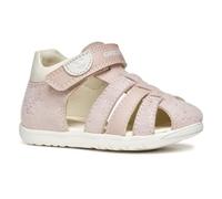 Geox Bébé Fille B Sandal MACCHIA GIR, Rose/Off White, 21 EU