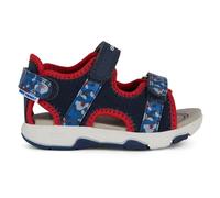 Geox B Sandal Multy Boy A Sandales pour garçon, Bleu marine/rouge, 22 EU
