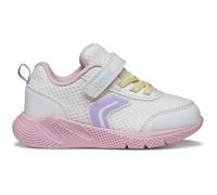 Geox Bébé Fille B Sprintye Girl D Basket, Blanc/Rose, 22 EU