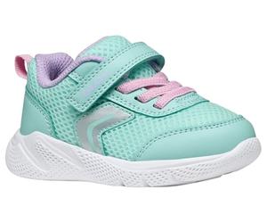 Geox B Sprinty Girl D Baskets pour Fille (Watersea/Pink), Taille 26 EU