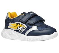 Geox B SPRINTYE Boy B Basket, Navy/DK Yellow, 27 EU