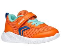 Geox B SPRINTYE Boy C, Basket Bébé - Jeunes, Orange/Royal,