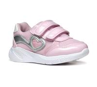 Geox B SPRINTYE Girl A, Basket Bébé - Fille, Pink/Silver,