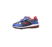 Geox B TODO Boy Basket, Bleu Marine/Rouge, 21 EU