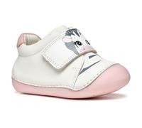 Geox Bébé Fille B TUTIM B Basket, White/Rose, 18 EU