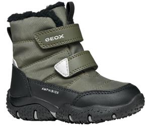 GEOX Baby Boy B BALTIC BOY B ABX C ANKLE BOOTS DK GREEN/BLACK 24_EU