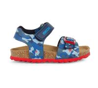 Geox Baby Boy's B Chalki Sandal, Bleu marine/rouge, 3.5 UK Child