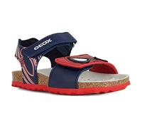 Geox Bébé garçon B Sandal CHALKI Boy, DK Navy Red, 20 EU