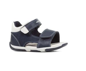 Geox Baby Boy's B Sandal Tapuz B, Bleu marine/blanc, 6 UK Child