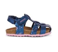 Geox Baby Girl's B Chalki Sandal, Navy Lt Pink, 3.5 UK Child