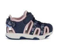 Geox Baby Girl's B Multy Sandal, Navy Lt Pink, 7 UK Child