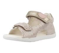 Geox Bébé Fille B Sandal Macchia Gir, Beige Doré Multicolore, 19 EU