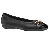 Geox Ballerines Plates D Annytah A pour Femme, Noir, 36 EU