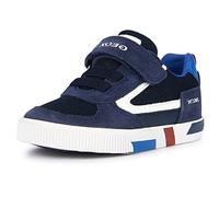 Geox Baskets B Kilwi Boy pour garçon, Bleu Marine/Blanc., 21 EU