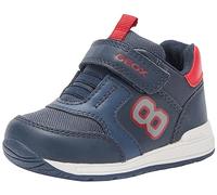 Geox Baskets B Rishon pour bébé garçon, Bleu Marine Rouge C, 2.5 UK Child