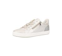 Geox Femme D Blomiee A Sneakers, Silver, 35 EU