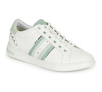 Geox Femme D Jaysen A Sneakers, White/Lt Green, 37 EU