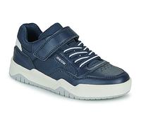 Geox J Perth Boy E Basket, Bleu Marine/Blanc, 36 EU