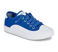 Geox J TIPPESTE Boy A, Basket garçon, Royal/Lime Green,