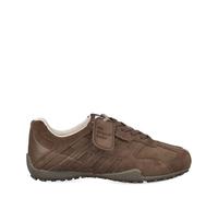 Geox Baskets basses U Snake A pour homme, marron foncé, 45 EU