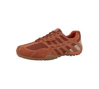 GEOX Baskets basses 'Snake Original' beige / rouge orangé, Taille 42