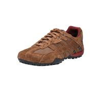 GEOX Baskets basses 'U Snake A' marron / bourgogne / noir, Taille 41