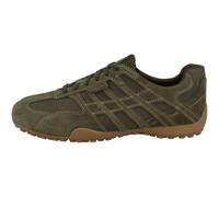 Geox Baskets basses U Snake Original pour homme, Vert foncé, 42 EU