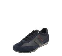GEOX Baskets basses 'Wells' bleu marine / bleu nuit / taupe / rouge cerise, Taille 43
