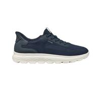 Geox - Baskets Casual en Textile Bleu avec Semelle en Caoutchouc de 3cm - Homme - Chaussures - Bleu - Taille: 44 EU