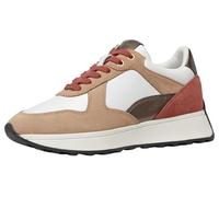 Geox Baskets D Amabel pour Femme, White DK Skin, 38 EU